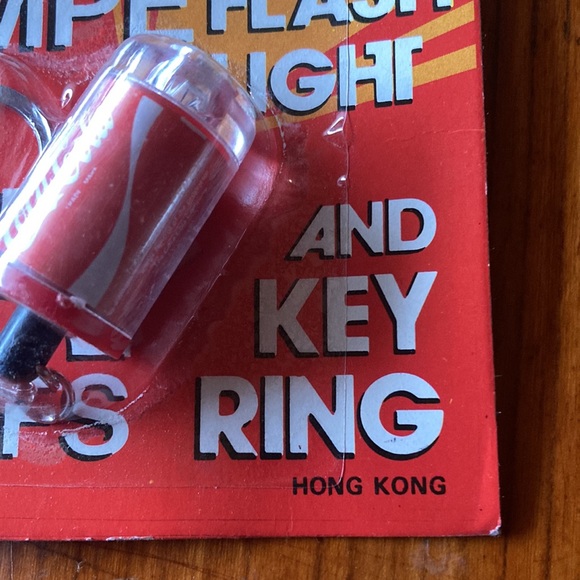 Vintage Coca-Cola flashlight and Key Ring - Picture 5 of 7